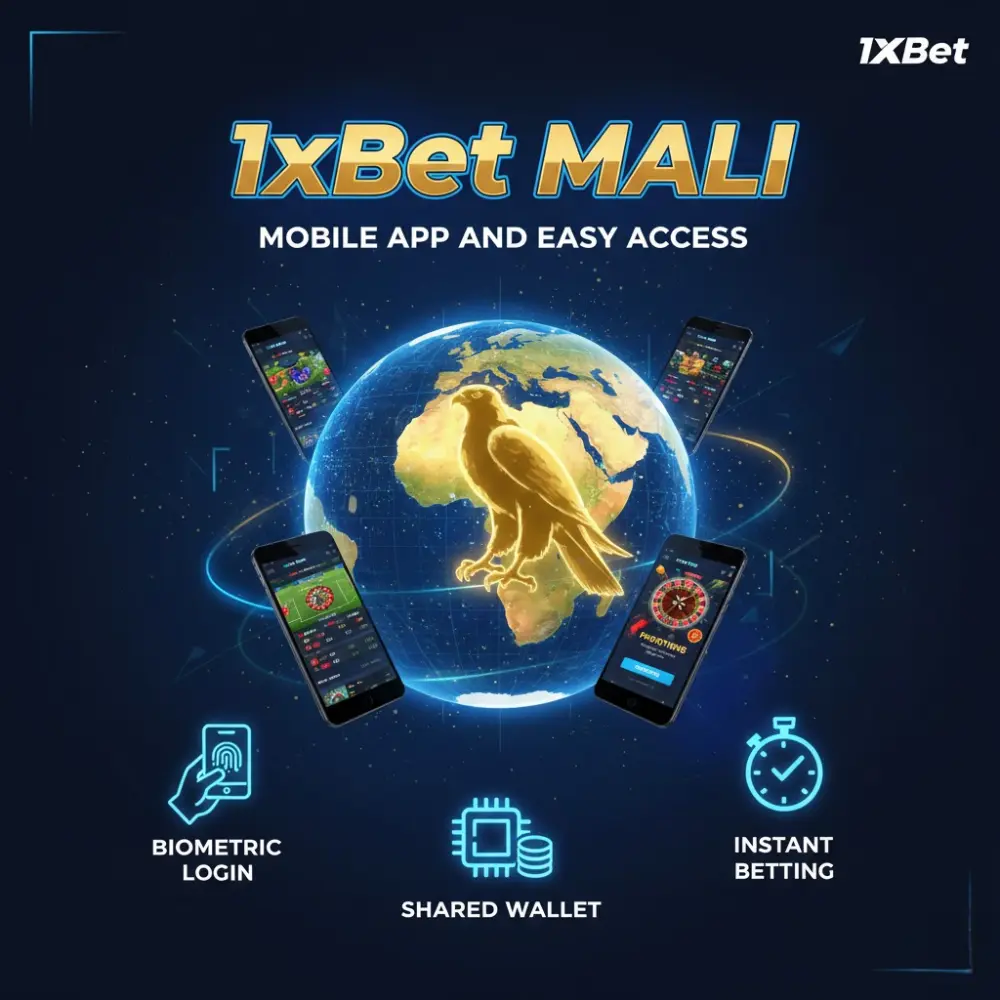 Mobile App and Easy Access to 1xBet Mali