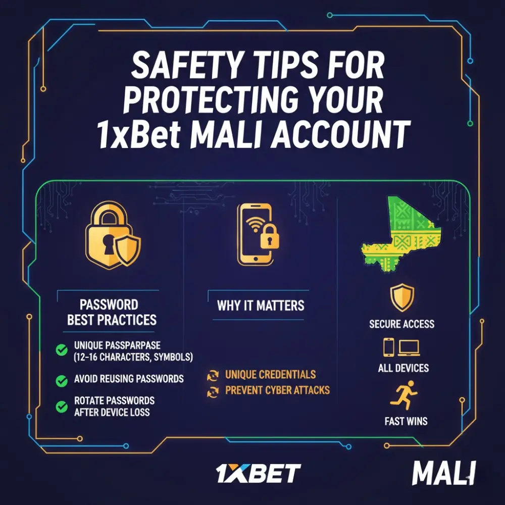Safety Tips for Protecting Your 1xBet Mali Account