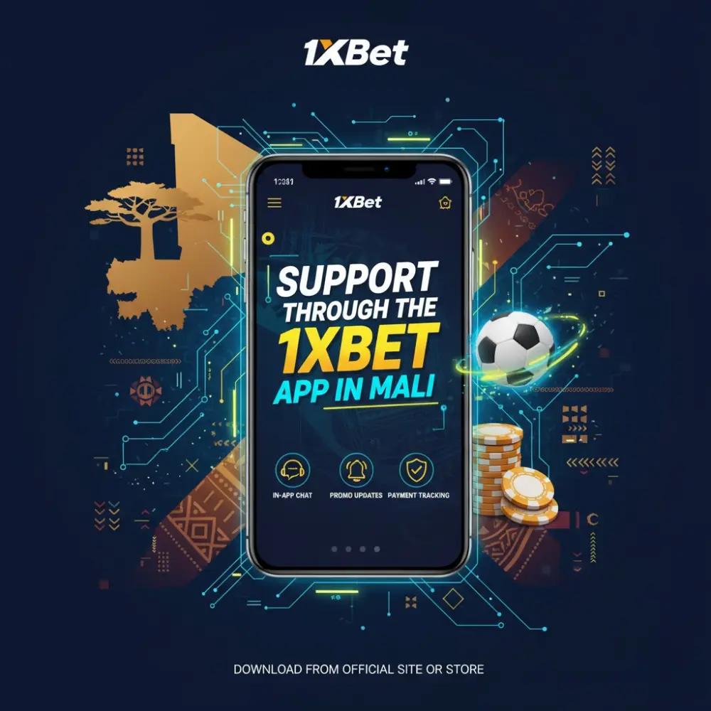 Support Through the 1xBet App in Mali