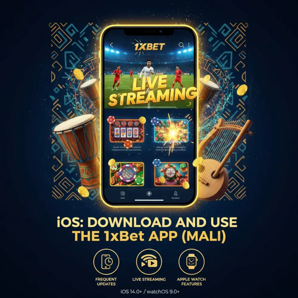 iOS: Download and Use the 1xBet App (Mali)