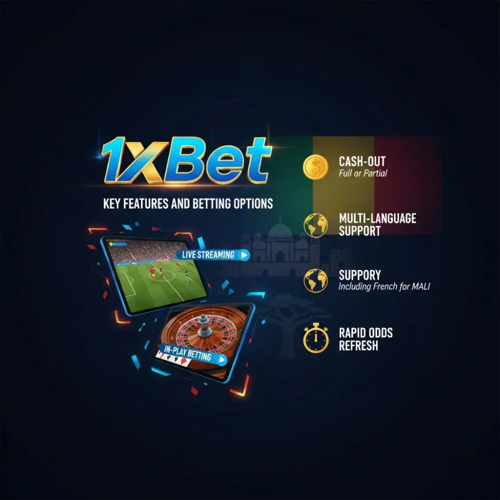 Key Features and Betting Options in the 1xBet App